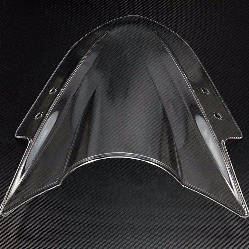 Wind Deflectors For 2013 2014 2015 2016 Ninja 300 300R EX300 EX Motorcycle Double Bubble Windshield WindScreen Black Iridium (Clear)