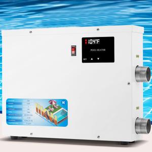 NEWTRY 5.5KW SPA Heater, 220V Pool Heater Electric Swimming Pool Heaters Hot Tub Heater Thermostats with Digital Display for SPA, Hot Tub, Above Ground Pool (Hardwire)