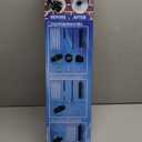 48 Feet Dryer Vent Cleaning Kit, Chrome Button Locking System, Lint Removes, Dryer Vent Cleaning System, Dryer Vent Cleaner Kit Vacuum Attachment with Vacuum Adapter, Dryer Adapter