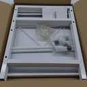 Microwave Oven Rack Expandable Countertop Heavy Duty Microwave Shelf 2-Tier Adjustable Metal Storage Shelf Rack for Kitchen (White)