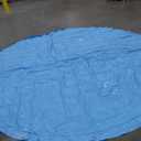 CACSPS 120" Non-Slip Splash Pad for Kids and Dog, Thicken Sprinkler Pool Summer Outdoor Water Toys, Extra Large Backyard Wading Pool for Children Boys & Girls or Pet Dog (Blue&Yellow)