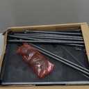 OVICAR Storage Shelf with Wheels - Adjustable 5 Tiers Mesh Wire Shelving Unit, Metal Standing Storage Rack for Kitchen Pantry Closet Bathroom Laundry Garage Tool Organizer Shelves (Grey)