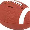 H&W Football Piggy Bank for Boys, Shatterproof Rugby Sports Themed Coin Bank, Large Size, Super Bowl Gift for Kids