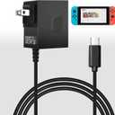 Charger for Nintendo Switch Jewaytec 39W AC Power Supply Adapter 15V/2.6A Fast Charging with 6FT USB C Cable for Nintendo Switch/Lite/OLED/Controller/Phone Steam Deck Charger-Supports TV Dock Mode
