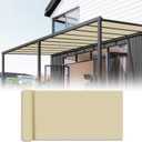 SunnyRoyal 8'x25' Sun Shade Fabric Roll UV Block Shade Cloth Sun Screen Pergola Shade Cover for Outdoor Patio Backyard Garden (Beige)