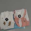 Coppthinktu 2 PCS Cat Recovery Suit for Spay Abdominal Wounds Cat Onesie for Cats After Surgery Recovery Suit Female Breathable E-Collar Alternative Kitten Onesie Anti Licking Small