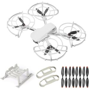 DJI Mini 2 Accessories: 360 Propeller Guard, 16 Propeller Blades, Holder, Landing Gear Extensions