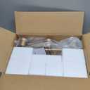 Unicozin Modern Bathroom Light Fixtures, 3 Light Vanity Lights, Gold Wall Lamp with Clear Glass for Bathroom, Mirror, Living Room, Bedroom, Hallway, E26 Base