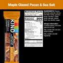 KIND Nut Bars, Maple Glazed Pecan & Sea Salt, Healthy Snacks, Gluten Free, Low Sugar, 5g Protein, 12 Count (EXP 07/30/26)