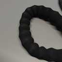 NTR 6FT Training Leash, Purple Rope Leash with Swivel Lockable Hook, Reflective Thread, Padded Handle, Dog Lead line for Walking, Hunting, Camping, Backyard for Small Medium Large Dogs, Black (6ft*1/2")