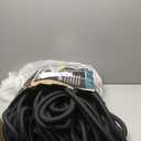 Garden Hose 100FT Non-Expanding, Lightweight Hose With 10-Function Nozzle, Leak-Proof No-Knot, Easy to Carry, Wear-Resistant, Sturdy 3/4GHT Flexible Water Hose for Outdoor (Black with Nozzle)