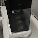 MUSETEX PC CASE ATX 6 PWM ARGB Fans Pre-Installed, Type-C Mid Tower Computer Case with Full-View Dual Tempered Glass, Gaming PC Case,Black(K2)