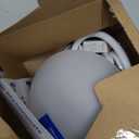 Shroommate Clip On Light and Bed Headboard Lamp, Bedside Table Lamp for Dorm, College Dorm Room Essentials, Night Light for Kids Nursery, Clip on for Desk, MultiColor LEDs, Adapter Included (White)