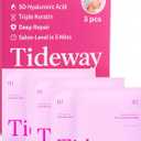TIDEWAY Self-Heating Steam Hair Mask for Damaged Hair  5-Minute Cordless Deep Conditioning Treatment with 5D Hyaluronic Acid & Triple Keratin, Salon-Level Repair for Dry, Frizzy Hair