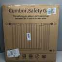 Cumbor 29.7-46" Baby Gate for Stairs, Mom's Choice Awards Winner-Auto Close Dog Gate for The House, Gifts for Mom, Easy Install Pressure Mounted Pet Gates for Doorways, Black