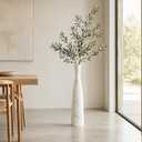 Ceramic Tall Floor Vase, 29" Terracotta Large Decorative Vases Home Decor