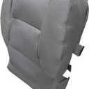 Driver Bottom Cloth Seat Cover for Chevy Silverado 1500 2014-2018, Silverado 2500 2500HD 3500 3500HD 2015-2019 Dark Ash Gray (Also for Passenger Side)