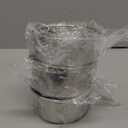 E-Far 4 Inch Small Cake Pan Set of 3, Stainless Steel Mini Round Smash Cake Baking Pans, Non-Toxic & Healthy, Mirror Finish & Dishwasher Safe