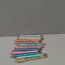 7pcs funny pens for adults,Pens for Adults Describing Mentality,Office Pens with Sayings for Each Day of The Week,Weekday Glitter Pen,Gift for Colleagues, Multi colored