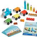 hand2mind Numberblocks Express Train MathLink Cubes Activity Set, Preschool Learning Activities, Train Toy, Counting Blocks, Number Toys, Kids Educational Toys, Math Manipulatives for Preschoolers