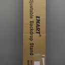 EMART Heavy Duty Backdrop Stand 10 x 12ft Photo Video Studio Adjustable Photography Background Support System Kit with Carry Bag