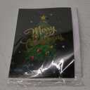 FITMITE Christmas Cards, MUSIC & LIGHTS & BLOWABLE Pop-up 3D Merry Christmas Card Christmas Gifts for Women Men Kids Mom Dad, Christmas Greeting Card with Envelopes