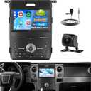 Car Radio for Ford F150 2013 2014: [4G+64G] 9 inch Car Stereo with Wireless Carplay Android Auto, Touch Screen Upgrade for F150 with Bluetooth5.0/32EQ/1280 * 720P/GPS/5GHzWiFi/DSP/EQ