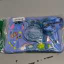 JoySolar for iPad Pro 11 inch M4 Case - Soft Silicone Cute Cartoon Tablet Case with Rotating Stand & Detachable Shoulder Strap, Shockproof Cover for Kids Boys Girls, Blue