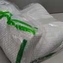 Anvo Memory Foam Pillow, Neck Contour Cervical Orthopedic Bed Pillow for Sleeping Side Back Stomach Sleeper, Ergonomic Design for Neck and Shoulder Pain Relief, White Blue, Soft, 24x13