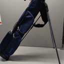 Golf Lightweight Stand Bag, Portable Golf Carry Bag with Insulated Cooler Pocket, Easy to Carry and Ideal for Driving Range, Pitch n Putt, Par 3, Executive Courses (Dark Blue)
