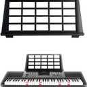Black Keyboard Music Stand, Electronic Sheet Music Stands Holder, Piano Stand, Musical Instrument Parts Organ Holder, Instrument Accessories