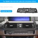 Jaronx Compatible with BMW 5 Series F10/F11 Air Vent, Upgraded Front AC Vent Replacement Compatible with BMW F10/F11 520 523 525 528 530 535 550 2010-2016, Console Dashboard Fresh Air Grille