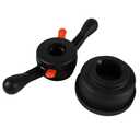 Wheel Balancer Tool with Quick Release Hub Wing Nut Compatible with and Standard Tire Changers (40mm Thread 4mm Pitch)