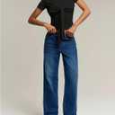 MakeMeChic Women's Knit Cap Sleeve Tops Mock Neck Shirts Slim Fitted Going Out Tees Y2k Clothes 2025 (XS)