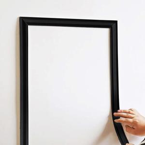 Peel and Stick Flexible Wall Molding Trim Self Adhesive Decorative Strips, DIY 3D Ceiling Trim for Home Dcor on Cabinet Door Mirror Frame, 1.3in(W) 16ft(L), Black