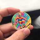 Affirmation Skiing Sobriety Coin Strength in Clarity AA Medallion Colorful Recovery Chip for Sober Milestones Unique Sobriety Gift for Men & Women in Recovery