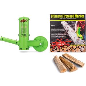 Ultimate Firewood Measuring Tool - Chainsaw Fire wood Marking Tool With Marking Wheels - Log Paint Marker -Measuring Accessory For Chainsaw - Logging Accessory (Mingo Marker With 16" Wheel)