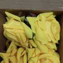 Yilloog 12 Pack Rose Hair Clip Flower 2.8'' Hairpin Floral Brooch Floral Hairclips Mexican Flowers Hairpin Party Supplies for Women Rose Hair Accessories Wedding Pack(Yellow)
