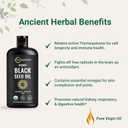 Micro Ingredients Black Seed Oil Organic Cold Pressed, 16 fl oz | Rich in Thymoquinone & Omega 3 6 9 | Unrefined from Nigella Sativa Seeds | Immune, Hair & Skin Support* | Non-GMO - 3 Months Supply
