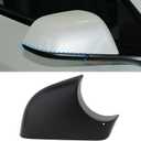 Mirror Lower Cover for Tesla Model Y Model 3 2018-2024,Left and Right Rear View Mirror Bottom Cover Repair Replacement,Compatible with Tesla Model Y (Left Side Black-Model 3)