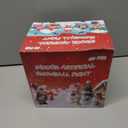 Fake Snowballs 50 Pcs,Snowballs for Kids Indoor,Snow Fight Balls,Soft Artificial Outdoor Snow Balls,Parent Child Throwing Game Christmas Decor Party Supplies,with 50pcs Christmas Stickers