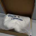 Knitted Christmas Tree Skirt Round Christmas Tree Mat Knit Thick Christmas Tree Decorations Xmas Holiday Home Party(Cream White,92cm/36inch)