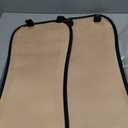 Tomatoman Tacoma Car Seat Covers Compatible with Toyota Tacoma 2005-2023 2024 2025 2026 Truck Access Double Crew Cab TRD Pro Trail Edition Off-Road Waterproof Leather Cushions(2PCS Front/Black-Blue)
