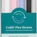 Reduce Touch Cold1 Flex Straws 4 Pack Reusable, Easy to clean 24oz-50oz Missing one
