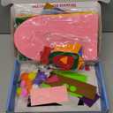 WATINC 6Pcs Hand Puppet Making Kit, Art Craft Felt Sock Puppet Toys, Creative DIY Make Your Own Pompoms Wiggle Googly Eyes Storytelling Role Play Party Supplies Gift for Girls Boys (Animals)