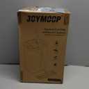 JOYMOOP Microfiber Flat Mop and Bucket System, Mops for Floor Cleaning and Wall Cleaner, Hardwood, Tile, Laminate, Vinyl Floors, Smooth Walls, and Glass Windows - 50" Flat Mop+1 Microfiber Pad[White]