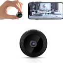 Hidden Cameras - Spy Cam - WiFi 1080P HD Camera with Motion Detection and Night Vision, Phone App Alerts for Indoor/Outdoor Wireless Surveillance,Car, Baby & Pet Monitoring (Exclude SD Card) (short_full, black)