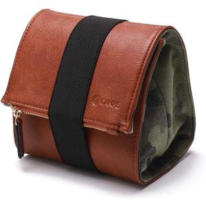CANPIS Mirrorless Camera Case, Leather Small Camera Bag Lens Pouch, Photography Travel Bag, Outdoor Carry-on Storage Bag (not support DSLR Camera and Long Lens)