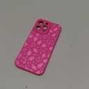 TEAUGHT Compatible with iPhone 16 Pro Max Case Cute Pattern Leopard Print Cheetah Camera Protection Cover, Cheetah Pattern Phone Case Silicone for Girls Women -Hot Pink