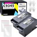 C9345 Ink Maintenance Box 2 Set Tank for ET-8550 ET-16600 ET-5850 ET-5800 ET-16650 ET-8500 WF-7840 WF-7820 ET-5880 WF-7310 ST-C8000 ST-C8090 Printer (PXMB9/C12C934591)